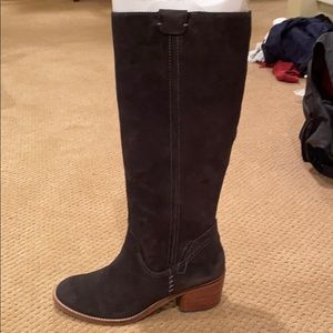 Dolce Vita Dark Grey Suede Boots
